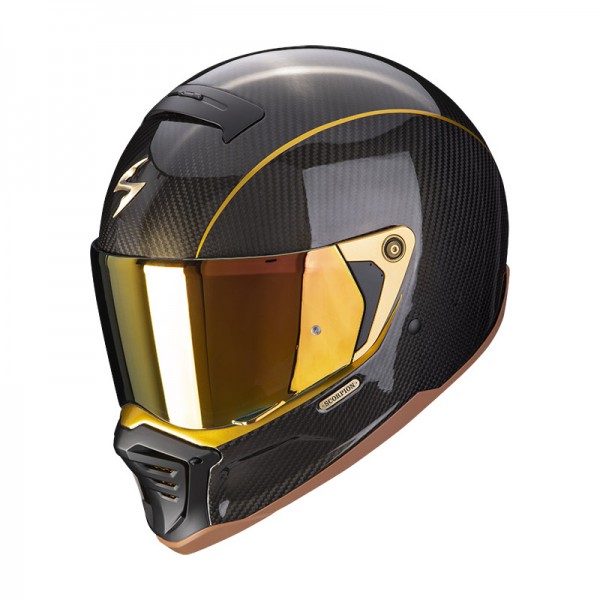 SCORPION EXO-HX1 CARBON SE BLACK GOLD HELMET