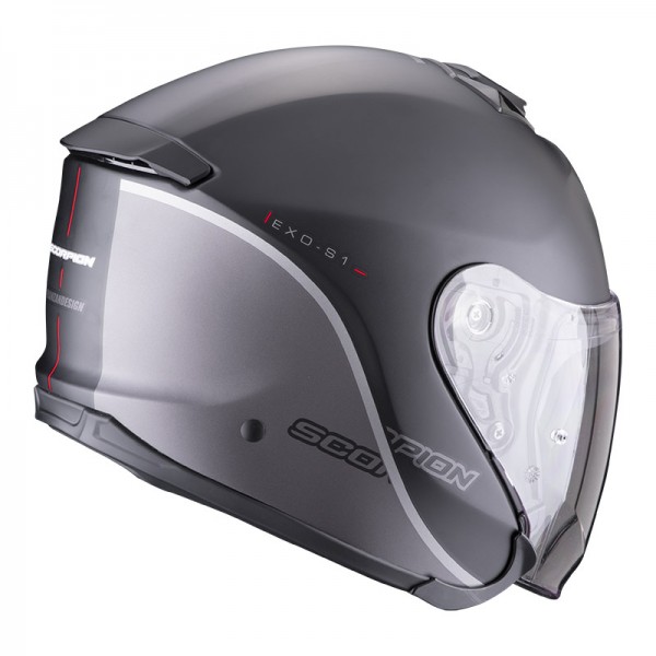 SCORPION EXO-S1 ESSENCE BLACK SILVER HELMET