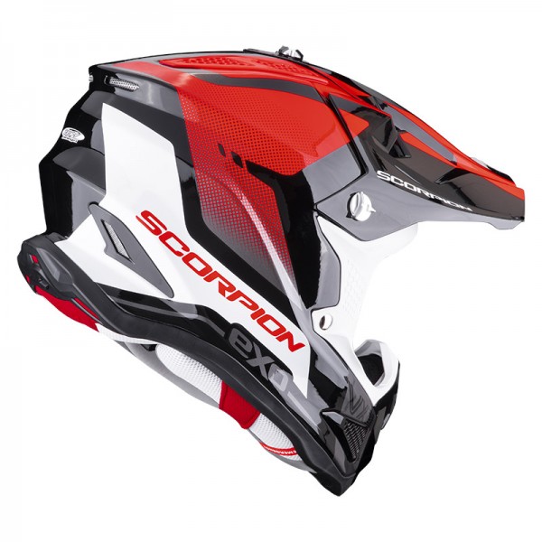 SCORPION EXO VX-22 AIR ATTIS BLACK RED HELMET