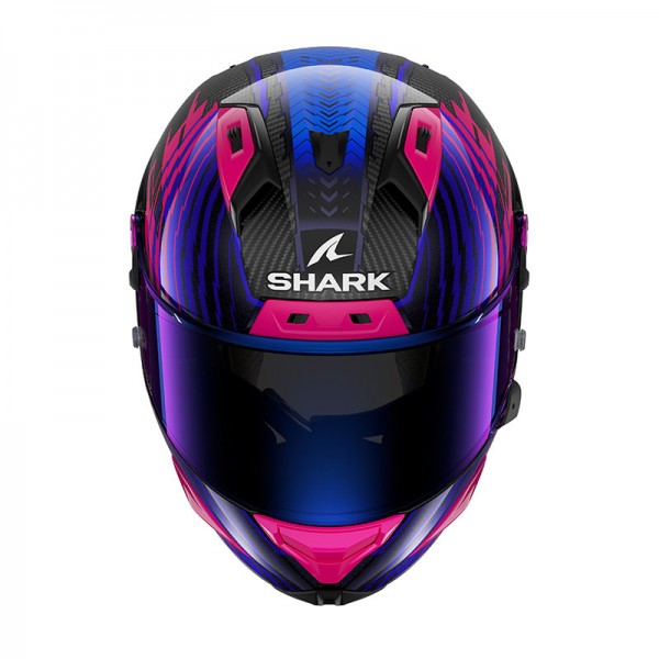 SHARK AERON EDGY PURPLE BLUE HELMET