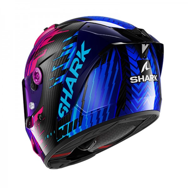 SHARK AERON EDGY PURPLE BLUE HELMET
