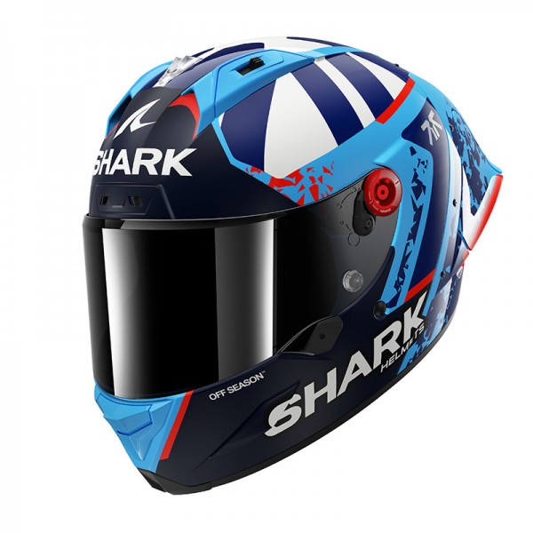 SHARK AERON GP FIM RACING RAUL FERNANDEZ BLUE HELMET