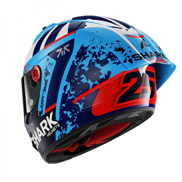 SHARK AERON GP FIM RACING RAUL FERNANDEZ BLUE HELMET