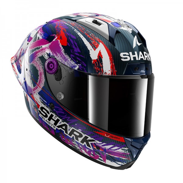 SHARK AERON GP FIM RACING ZARCO SIGNATURE PURPLE HELMET