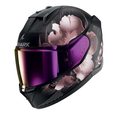 SHARK D-SKWAL 3 MAYFER MAT PURPLE GOLD HELMET