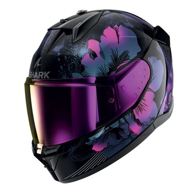 SHARK D-SKWAL 3 MAYFER PURPLE GLITTER HELMET