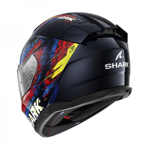 SHARK D-SKWAL 3 SPEED-VIB BLUE RED HELMET SHARK D-SKWAL 3 SPEED-VIB BLUE RED HELMET