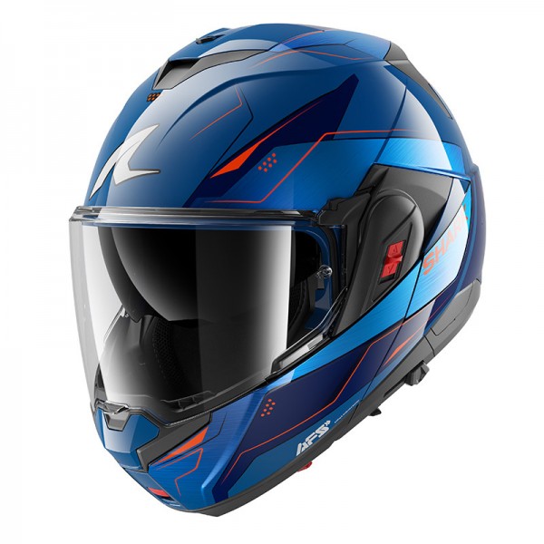 SHARK OXO MEKARIUM MODULAR BLUE HELMET SHARK OXO MEKARIUM MODULAR BLUE HELMET