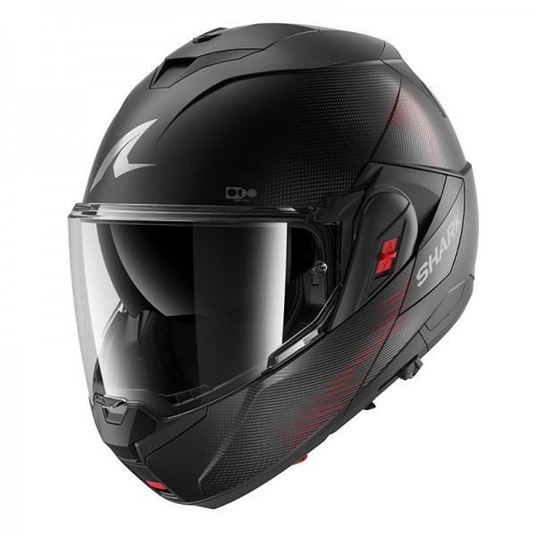 SHARK OXO SP LYNE MAT MODULAR BLACK HELMET