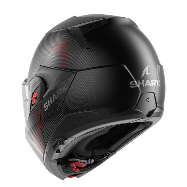 SHARK OXO SP LYNE MAT MODULAR BLACK HELMET
