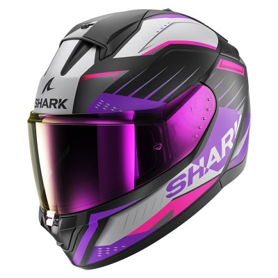 SHARK RIDILL 2 BERSEK MAT BLACK PURPLE HELMET