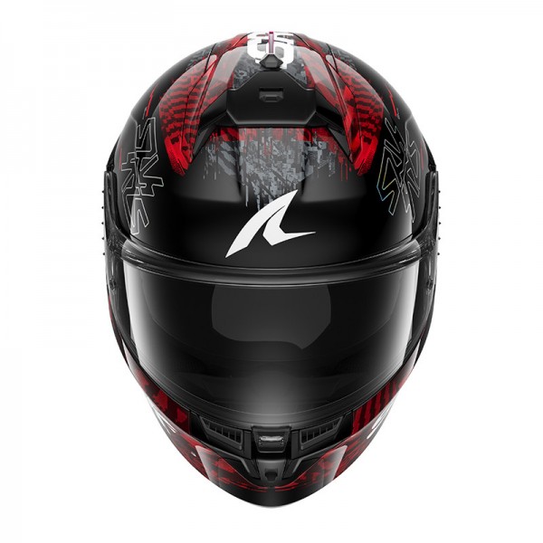 SHARK SKWAL CUP SPEED VIB BLACK RED SILVER HELMET