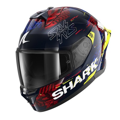 SHARK SKWAL CUP SPEED VIB BLUE RED YELLOW HELMET