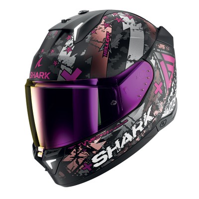 SHARK SKWAL I3 HELLCAT MAT PURPLE HELMET