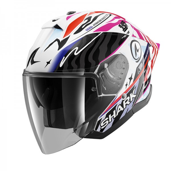 SHARK SKWAL JET CUP SPEED FANCY WHITE HELMET SHARK SKWAL JET CUP SPEED FANCY WHITE HELMET