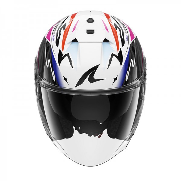 SHARK SKWAL JET CUP SPEED FANCY WHITE HELMET SHARK SKWAL JET CUP SPEED FANCY WHITE HELMET