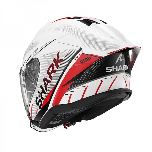 SHARK SKWAL JET CUP SPEED TECH WHITE RED HELMET
