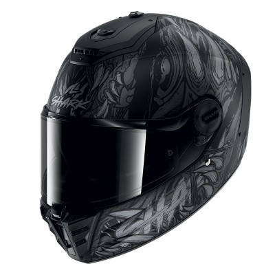 SHARK SPARTAN RS SHAYTAN MAT ANTHRACITE HELMET