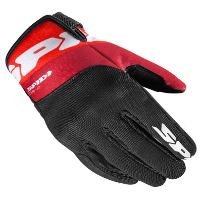 Spidi Flash-Kp Tex Black Red Gloves