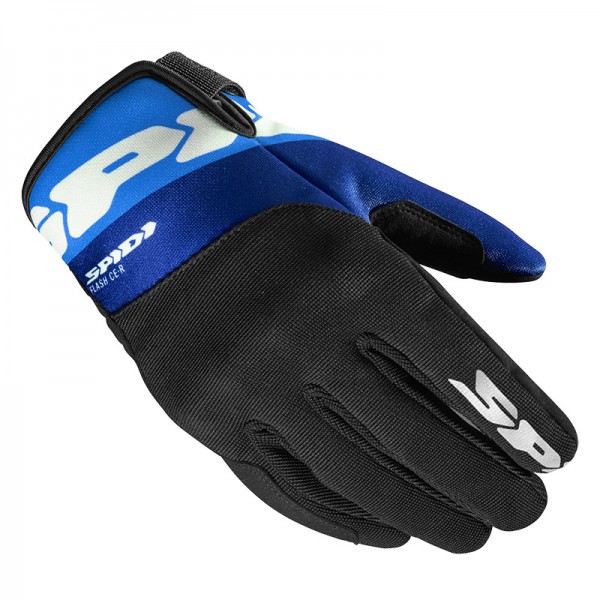 Spidi Flash-Kp Tex White Blue Gloves Spidi Flash-Kp Tex White Blue Gloves