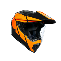 Agv Ax9 Trail Gunmetal Orange Helmet
