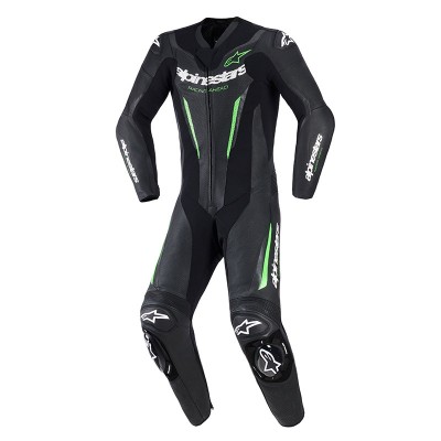 ALPINESTARS GP FORCE V2 BLACK GREEN SUIT