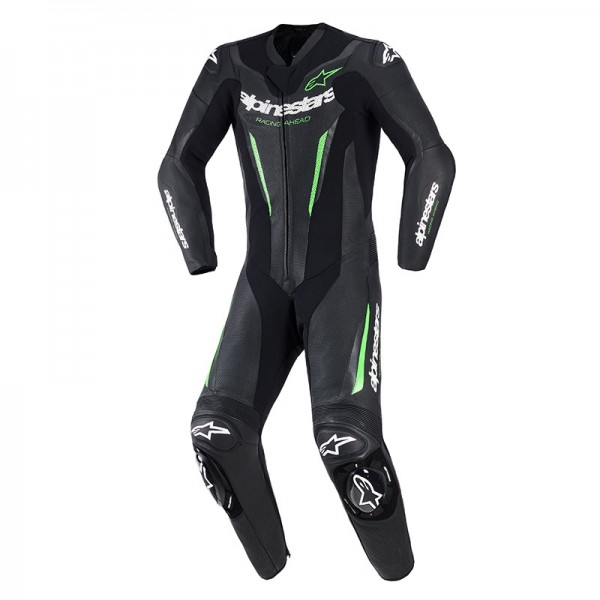 ALPINESTARS GP FORCE V2 BLACK GREEN SUIT