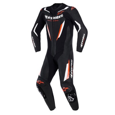 ALPINESTARS GP FORCE V2 BLACK WHITE RED SUIT
