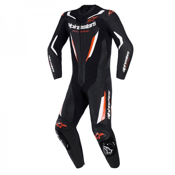 ALPINESTARS GP FORCE V2 BLACK WHITE RED SUIT