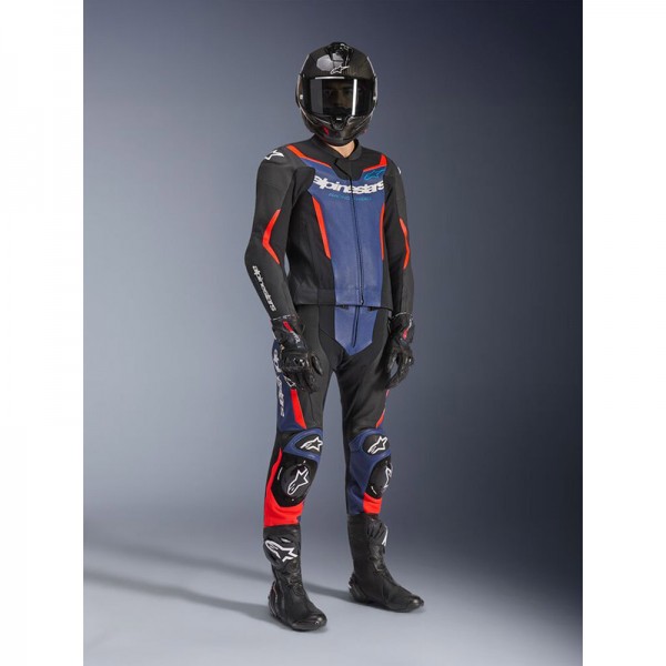 ALPINESTARS GP FORCE V2 DIVISIBLE BLUE RED SUIT