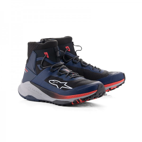 ALPINESTARS SPEEDFORCE XR BLUE BLACK RED SHOES 