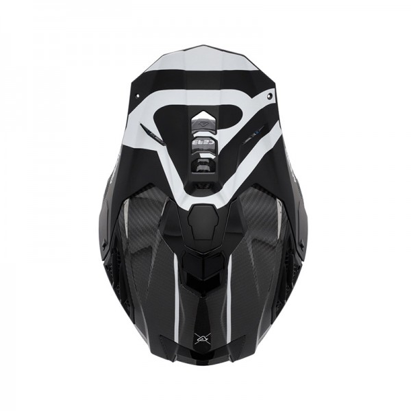 ACERBIS AIRSTRIKE-C BLACK WHITE HELMET
