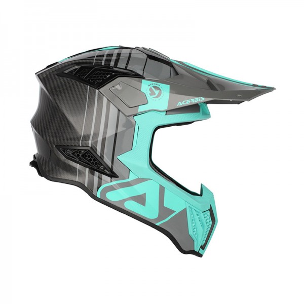 ACERBIS AIRSTRIKE-C TURQUOISE HELMET