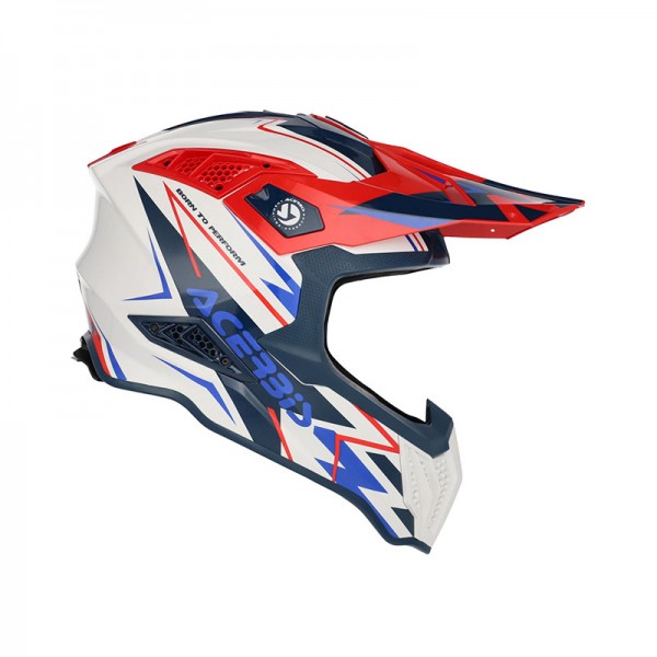 ACERBIS AIRSTRIKE-X BLUE RED HELMET