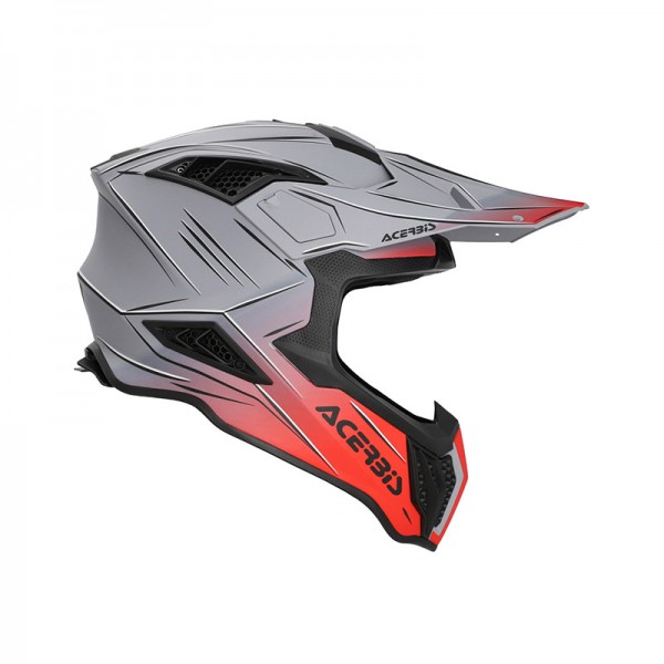 ACERBIS AIRSTRIKE-X GREY RED HELMET