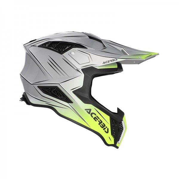ACERBIS AIRSTRIKE-X GREY YELLOW HELMET