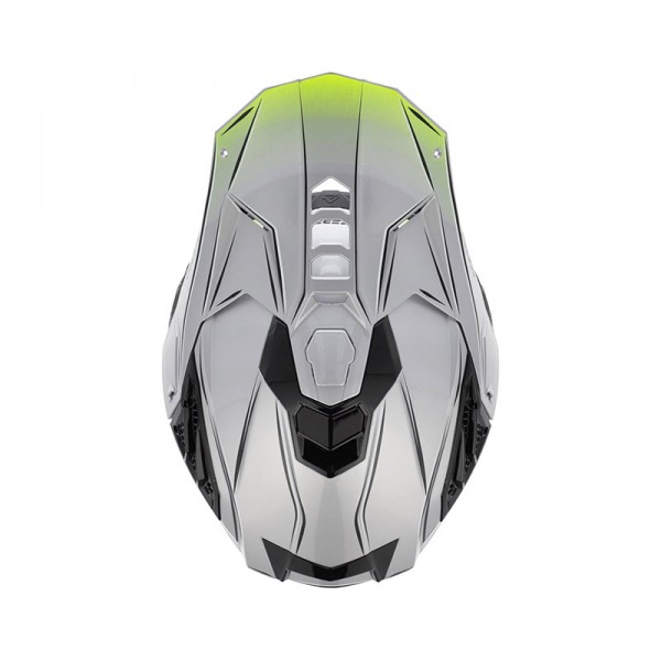 ACERBIS AIRSTRIKE-X GREY YELLOW HELMET