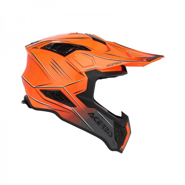 ACERBIS AIRSTRIKE-X ORANGE GREY HELMET