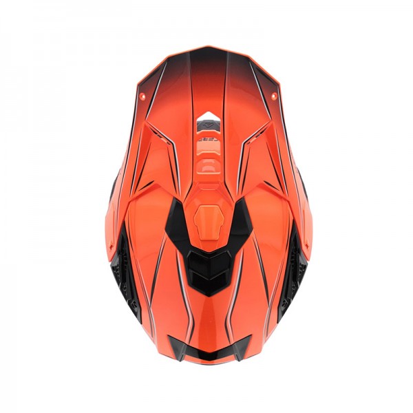 ACERBIS AIRSTRIKE-X ORANGE GREY HELMET