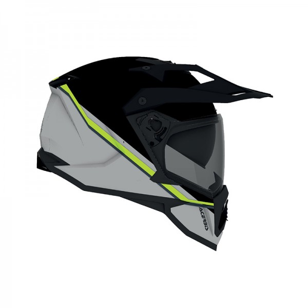 ACERBIS ASSAULT BLACK YELLOW MATT HELMET