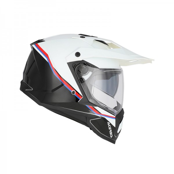 ACERBIS ASSAULT WHITE BLACK HELMET