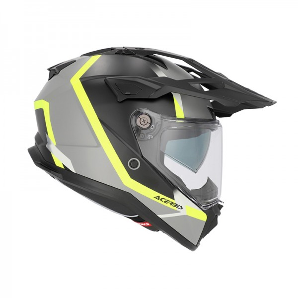 ACERBIS ATTACK BLACK YELLOW FLUO HELMET