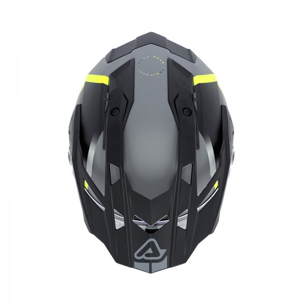 ACERBIS ATTACK BLACK YELLOW FLUO HELMET