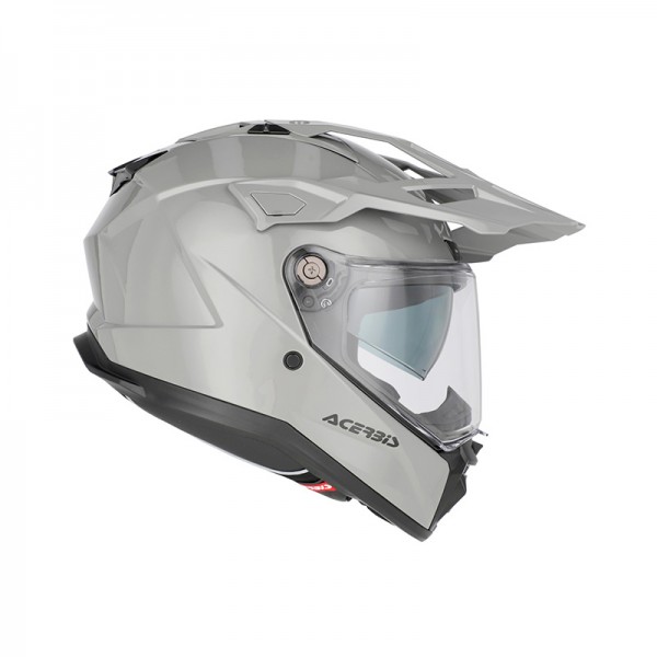 ACERBIS ATTACK GREY GLOSS HELMET