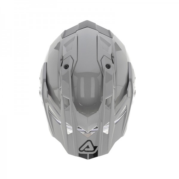 ACERBIS ATTACK GREY GLOSS HELMET