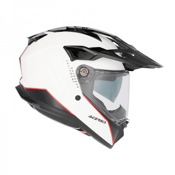 ACERBIS ATTACK WHITE BLACK HELMET