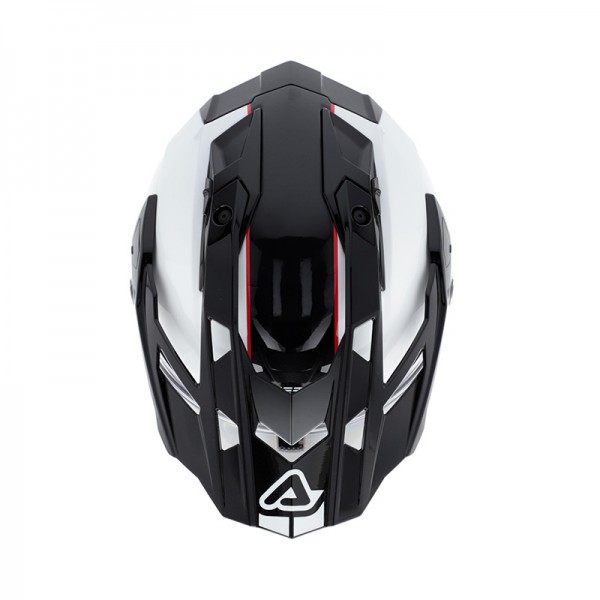 ACERBIS ATTACK WHITE BLACK HELMET