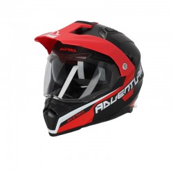 Acerbis Flip Fs-606 2206 Grey Red Helmet