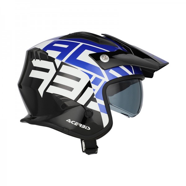 ACERBIS JET ARIA 2206 GRAPHIC BLACK BLUE HELMET