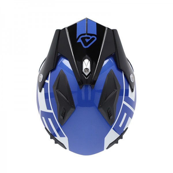 ACERBIS JET ARIA 2206 GRAPHIC BLACK BLUE HELMET